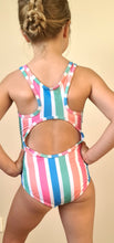 Load image into Gallery viewer, Candy Stripes - Keyhole Racerback
