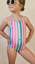 Load image into Gallery viewer, Candy Stripes - Keyhole Racerback
